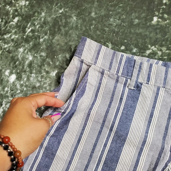 Old Navy Striped Cuffed Shorts - Picture 3 of 10